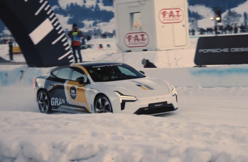 Η οδήγηση στον πάγο γίνεται… ηλεκτρική εμπειρία με το Polestar 5