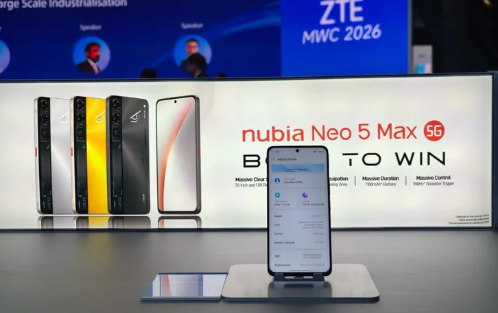 Neo 5 Max: Ακραία μεγάλο με πάνελ οθόνης 7,5 ιντσών