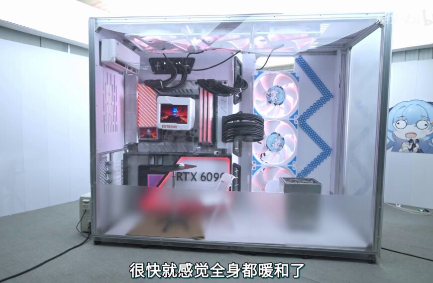 RTX 6090… σε μέγεθος δωματίου; Ο modder που έχτισε το απόλυτο “PC-Σπίτι”!