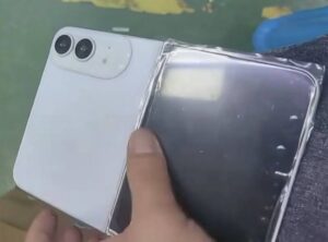 Φωτογραφία του iPhone Fold (σε λευκό/ασημί) που κοινοποιήθηκε&hellip;