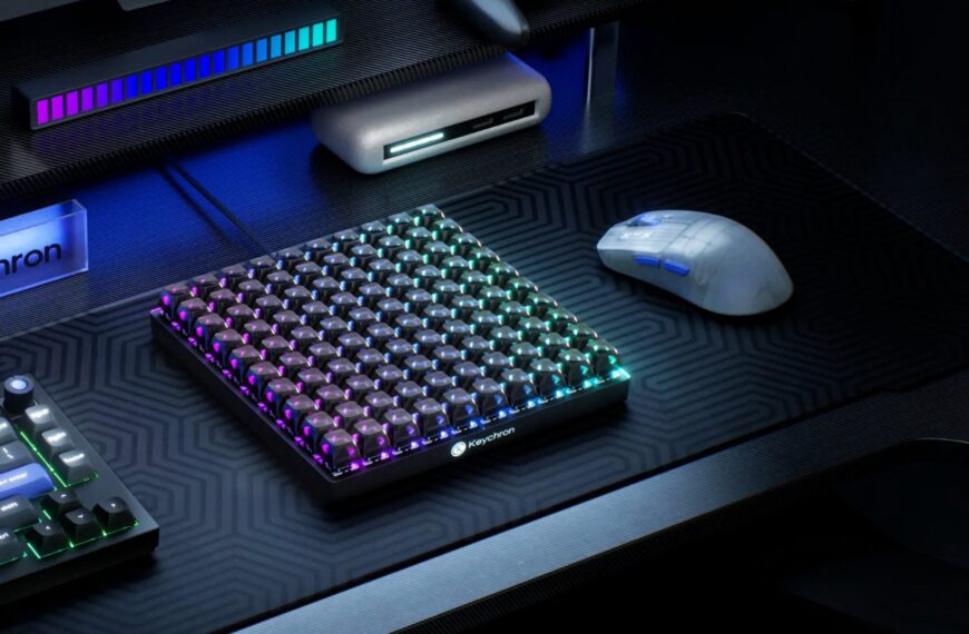 Keychron C100 8K: QMK, Hot-Swappable διακόπτες και ρυθμός ανίχνευσης 8.000 Hz